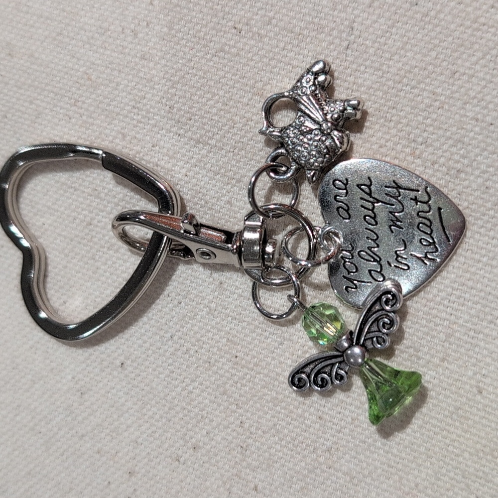 Cat & Angel Keychain
